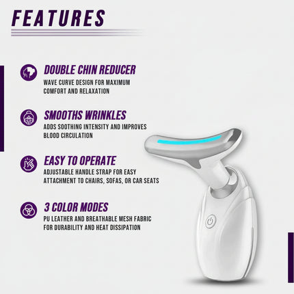 Neck & Face Lifting LED Therapy Device – Anti-Wrinkle Skin Rejuvenation Tool