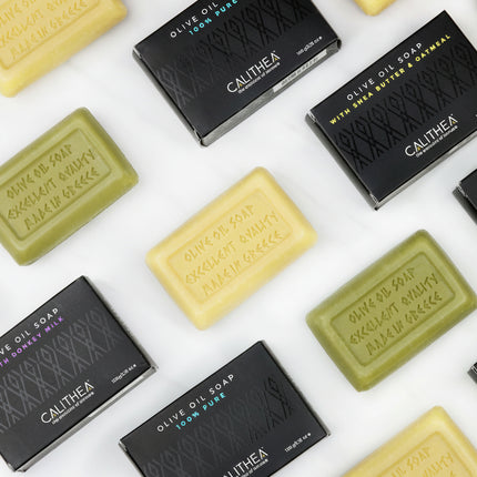3-Pack Pure Olive Oil Soap – 100% Natural, Moisturizing Bar Soap